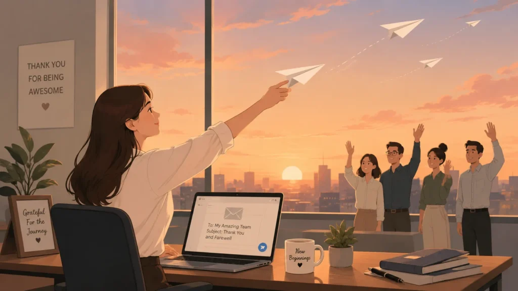 How to Write a Farewell Email to Colleagues